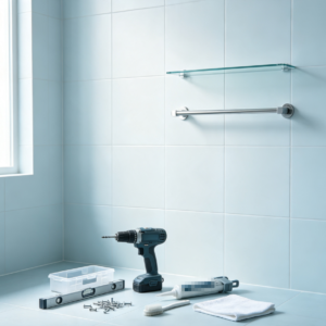 Bathroom Accessory (Towel Rack/Shelf) Installation Guide
