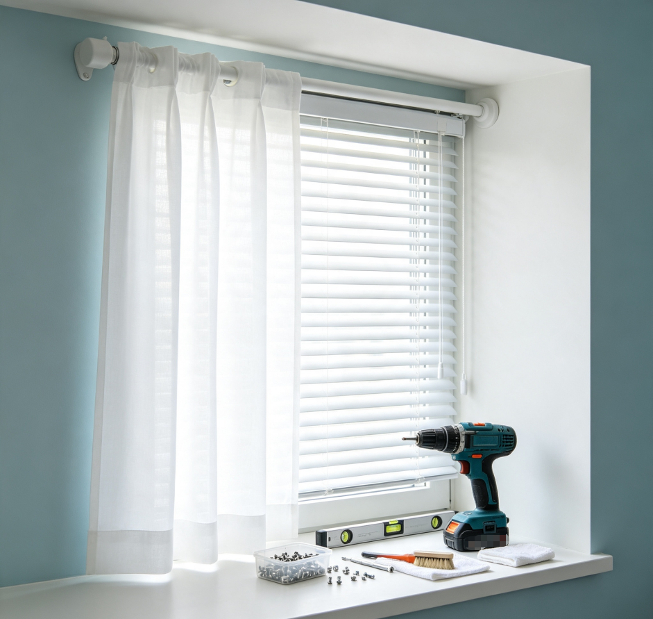 Curtain Rod and Blind Installation Guide - Image 2