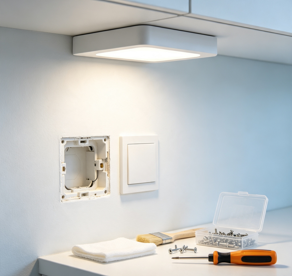 Basic Lighting Fixture Installation and Switch Replacement Package